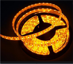 Cata 12 Volt Dış Mekan IP44 Slikonlu 10 Çipli Şerit Led Amber CT-4482 [5 Metre]