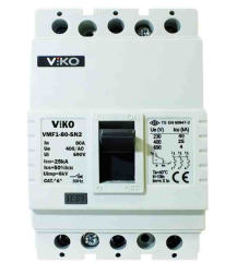 Viko 3X80 Amper 25kA Sabit Kompakt Şalter VMF1-80-SN2