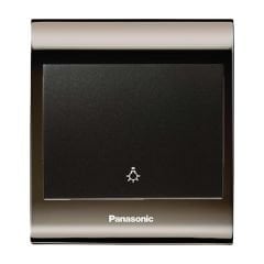 Viko Panasonic Thea Blu Light Anahtar, Çerçeve Una+Füme, Kapak Siyah