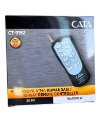 Cata 10x500W 10 Kanallı Avize Kumandası CT-9152