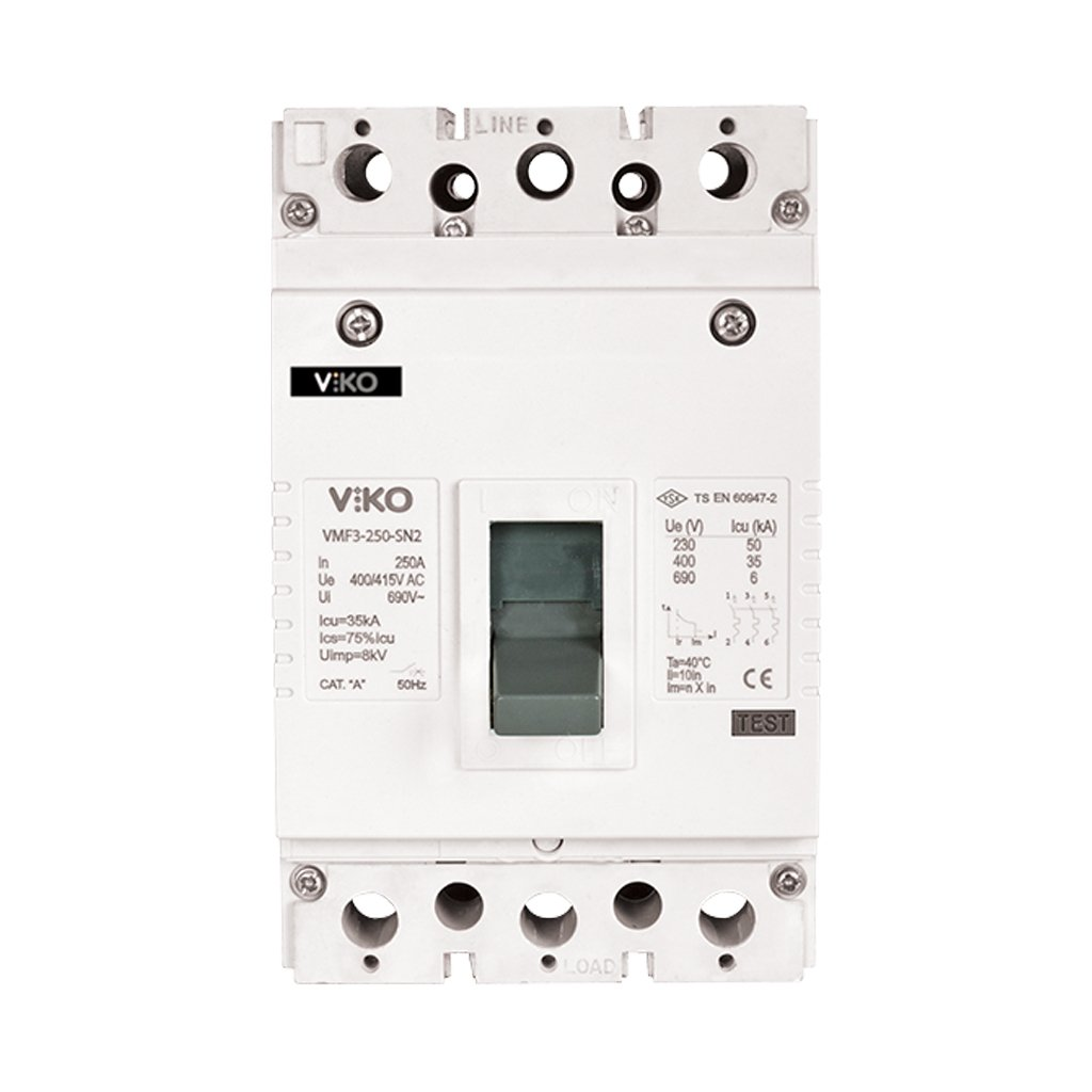 Viko 3X250 Amper 35kA Sabit Kompakt Şalter VMF3-250-SN2
