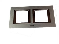 Viko Panasonic Thea 2x2M Ultima Metal Eloxal Gümüş Renk Çerçeve - WVTF28575AS-TR