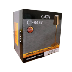 Cata İstanbul Masa Lambası Tek Anahtarla 3 Renk - Ct-8437