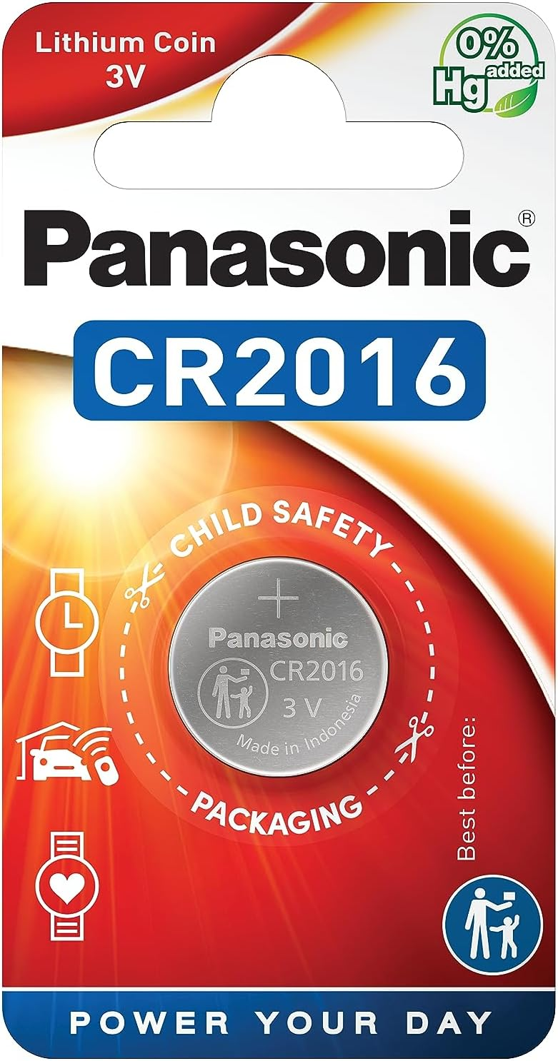 Panasonic 3 Volt 90 mAh Lityum Pil CR-2016EL/1B - 1 Adet