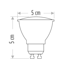Cata 7W Mercekli Led Çanak Ampul 480 Lümen GU10 Duy CT-4215