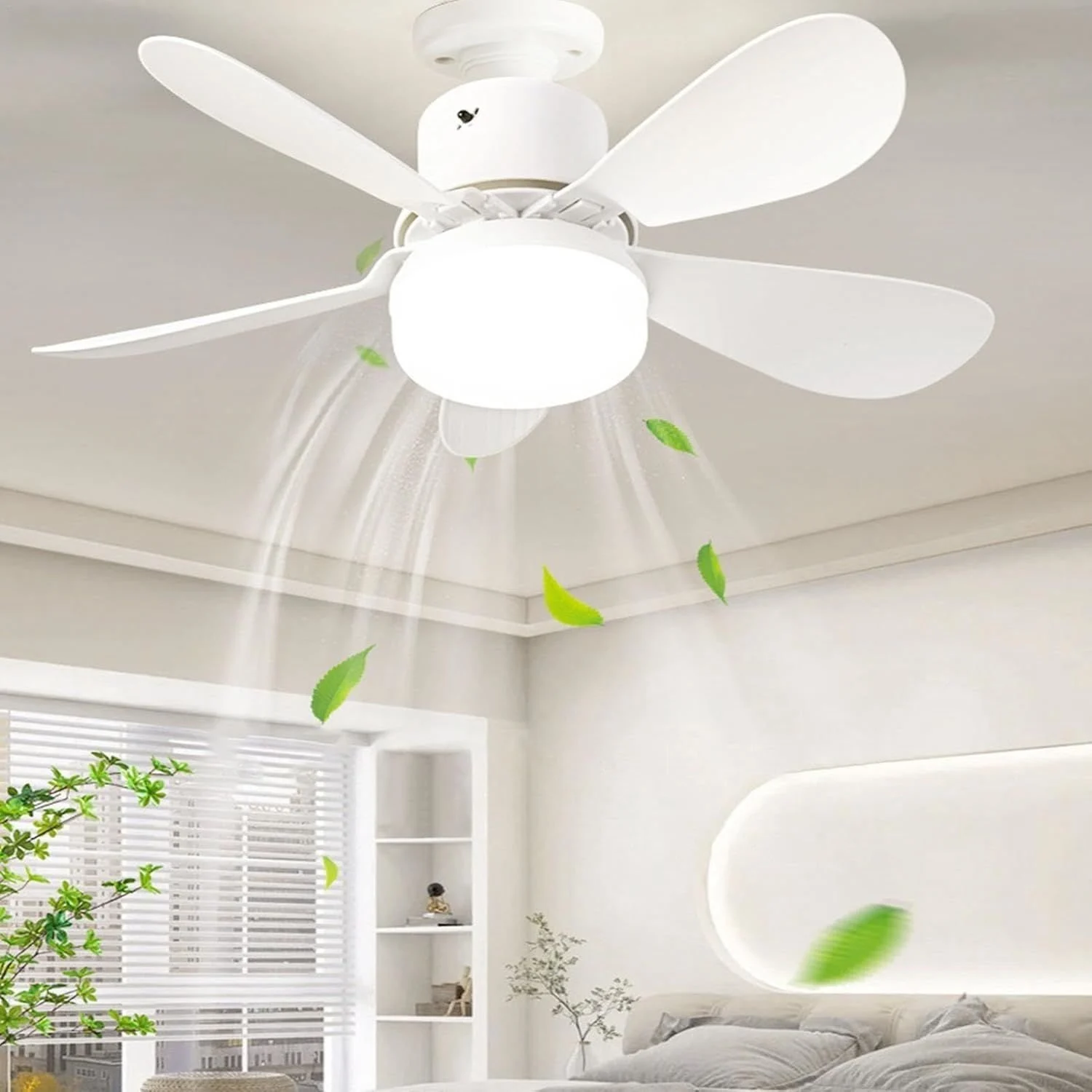 Cata Lodos Fan 62 Watt Led Ampul Beyaz Işık, Pervane Ampül CT-1154