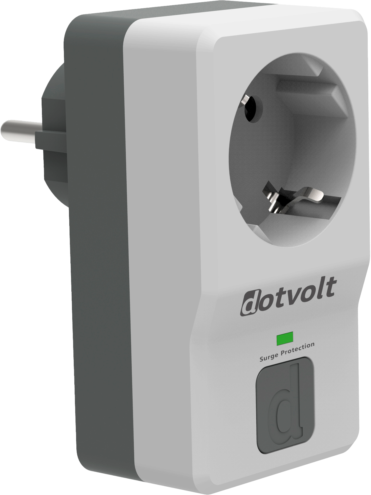 Dotvolt Tekli Akım Korumalı Priz Beyaz Anahtarlı Surge Hunter 1050 Joule
