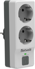 Dotvolt İkili Akım Korumalı Priz Beyaz Anahtarlı Surge Hunter 1050 Joule