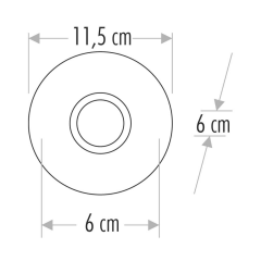Cata Yağmur Led Çerçeveli Dekoratif Cam Spot Ct-6615