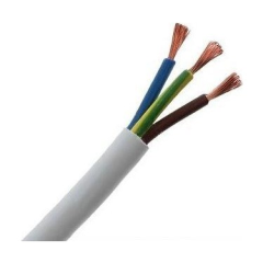 3x1.5 mm Beyaz TTR Çok Telli Kablo H05VV-F 1 METRE