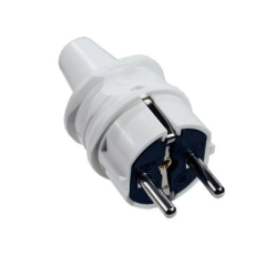 Viko Topraklı Erkek Fiş Beyaz 90304100