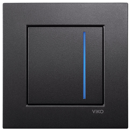 Viko Artline Novella S Dokunmatik Slider/Dimmer Füme RLC 60W-300W/VA 92065408