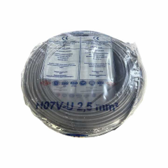 Hes Kablo 2,5 mm² Nya Tam Bakır TSE Kablo H057V-U  - 100 Metre Siyah