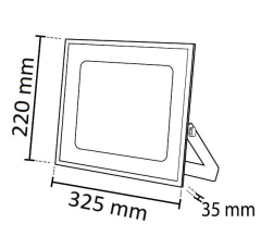 Noas 100W LED Projektör Beyaz Işık 6500K 9000 Lümen YL70-0100