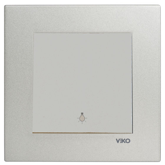 Viko Artline Novella Saten Light Yaylı Anahtar ÇERÇEVELİ