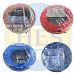 Hes Kablo 4 mm² Nya Tam Bakır TSE Kablo H057V-U  - 100 Metre